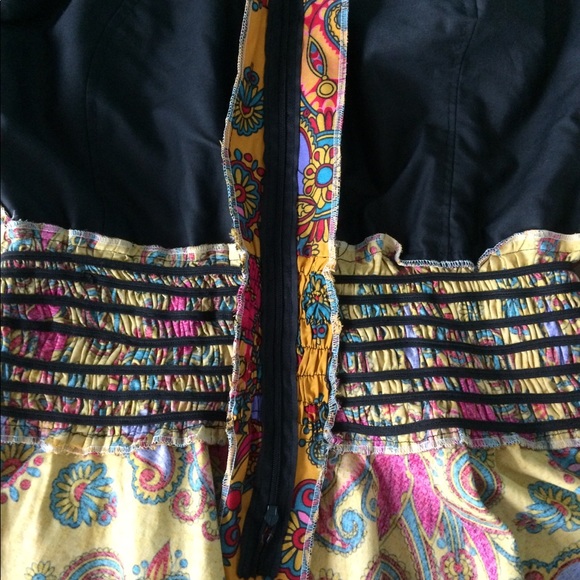 ❌🚫SOLD 🛑Multi-colored Peplum Top - Picture 6 of 6